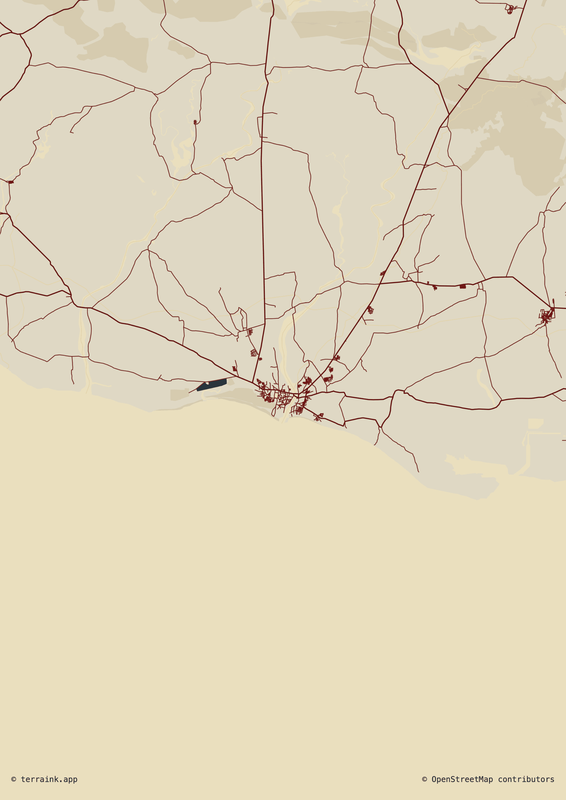 Mandvi taluka map
